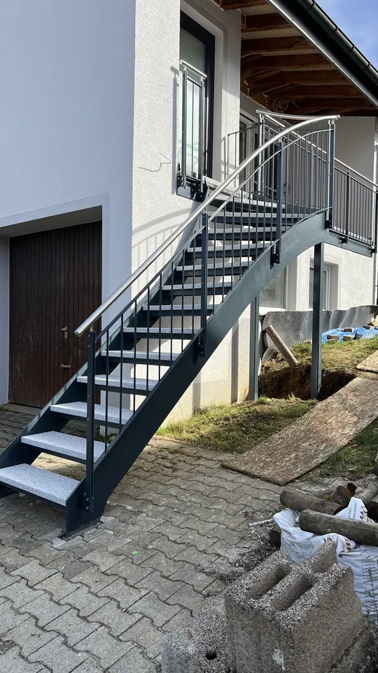 Stahltreppe, Referenzprojekt der Vogelwaid GbR