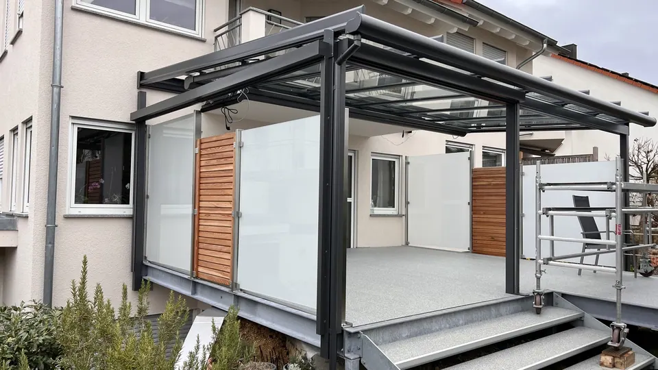 Überdachung aus Stahl, Referenzprojekt, Bild 2